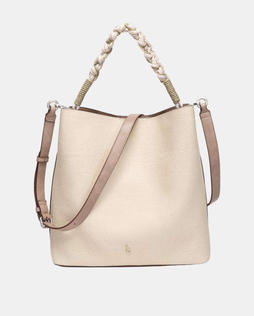 Imagen 4 de Bolso de hombro con asa anudada - Abbacino - Beige Beige