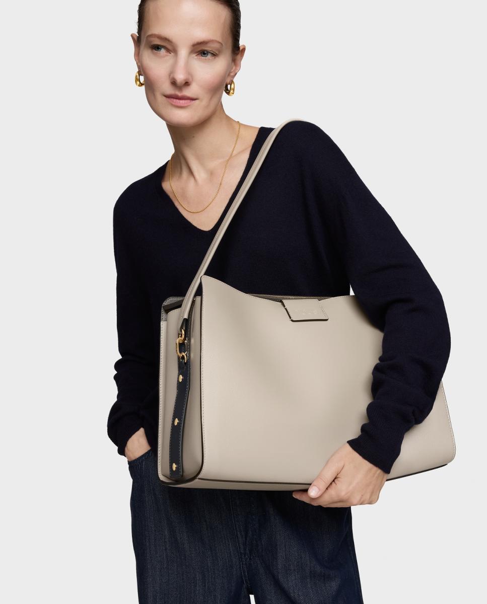 Mala com Fecho Magnético. Taupe-4