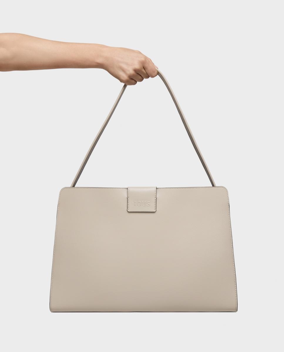 Mala com Fecho Magnético. Taupe-5