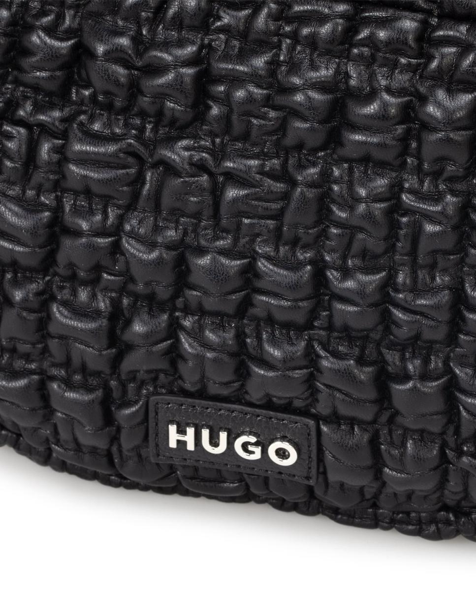 Mala Crossbody Totalmente Forrada com Fecho de Correr Preto-3