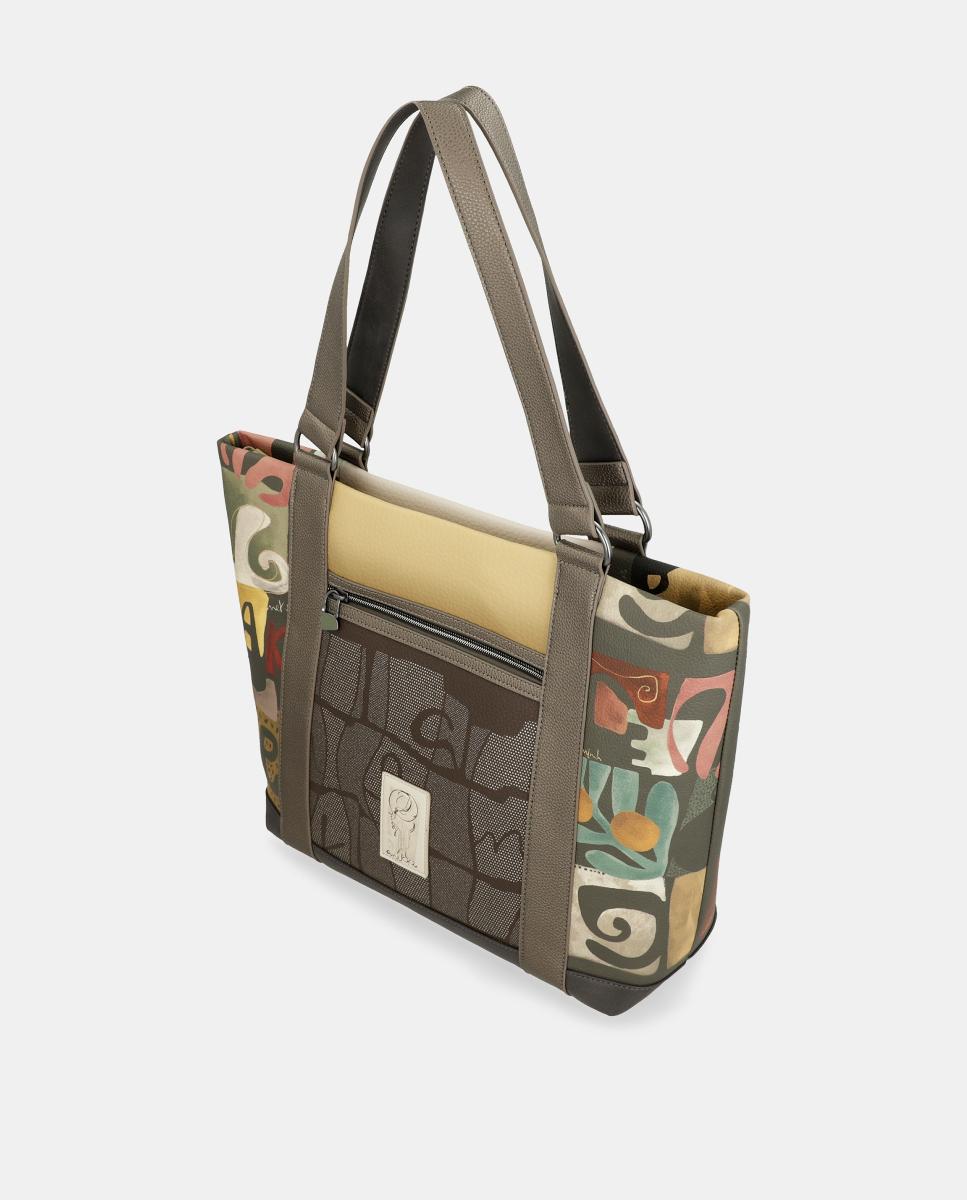 Mala Tipo Tote Amphora Multicolor-4