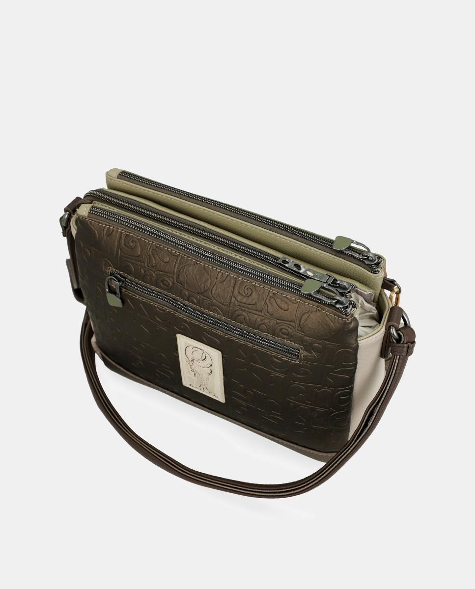 Mala a Tiracolo Estampada Amphora Multicolor-4