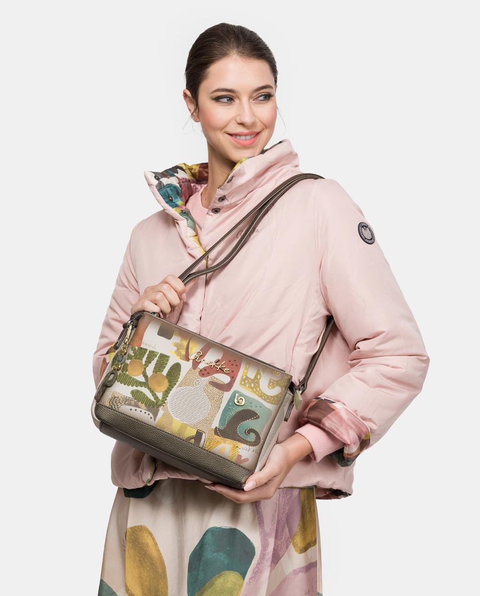 Mala a Tiracolo Estampada Amphora Multicolor-6