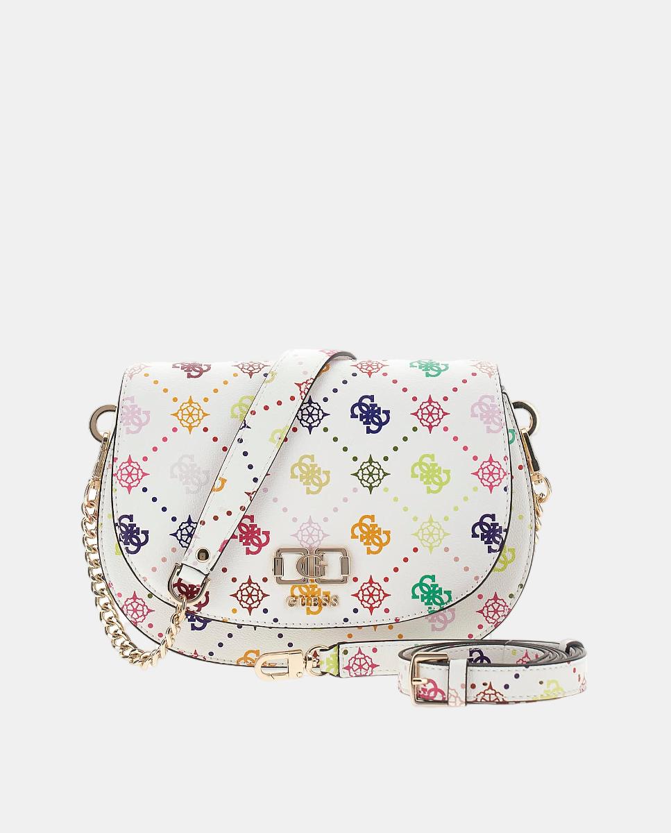 Bandolera con solapa de cierre imantado - Guess - Multicolor Multicolor-3