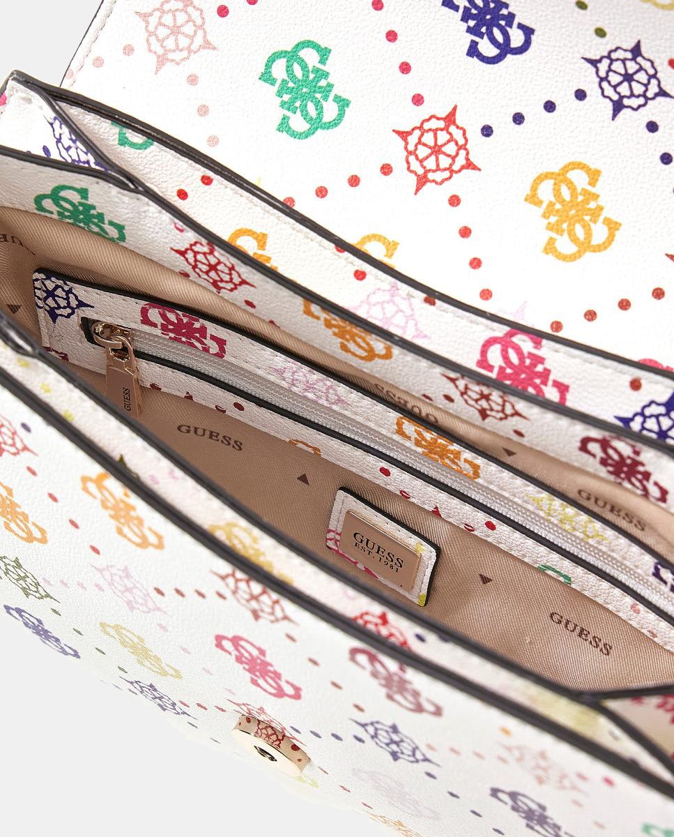 Bandolera con solapa de cierre imantado - Guess - Multicolor Multicolor-4