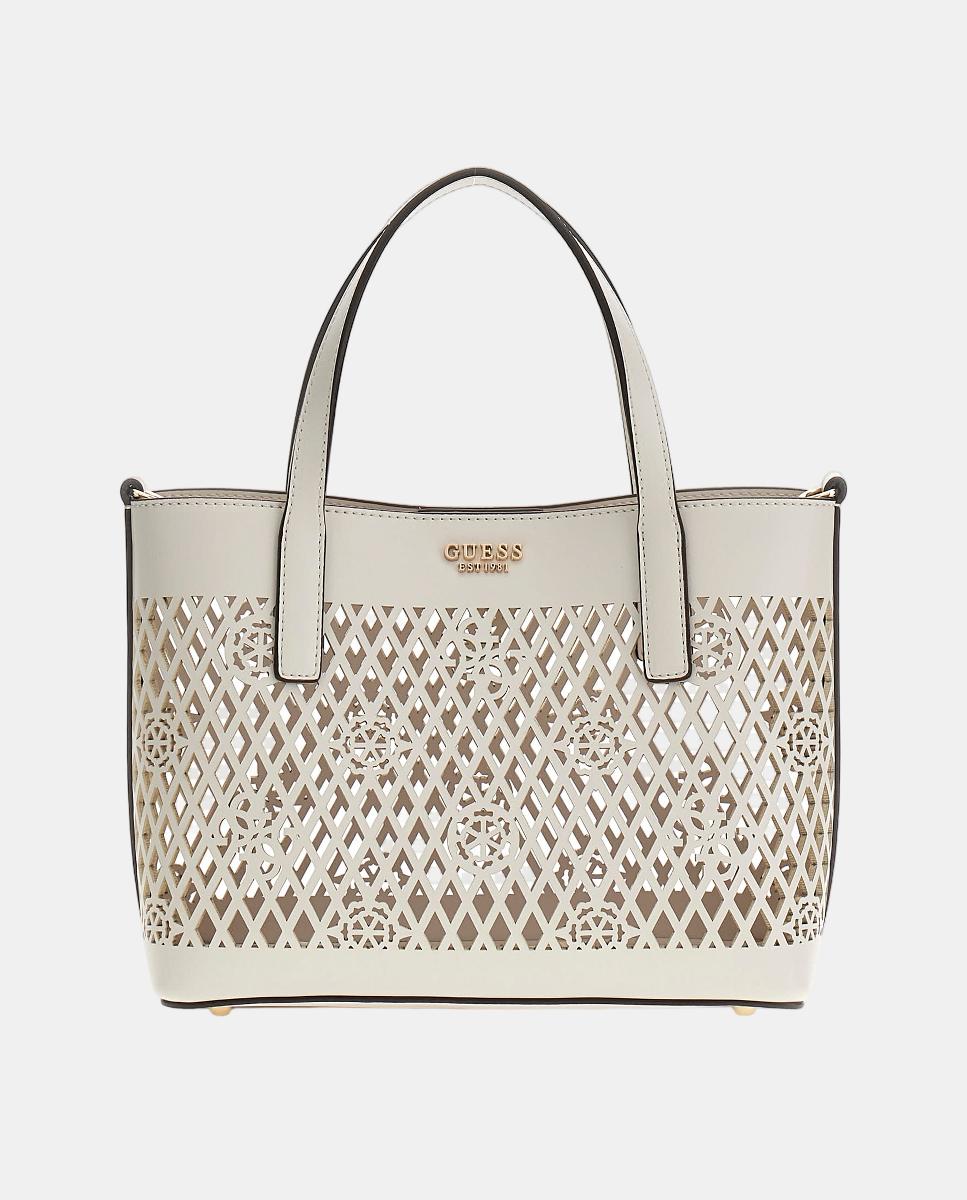 Imagem 0 de Mini Mala Tipo Tote com Botão Magnético e Pouch Amovível
