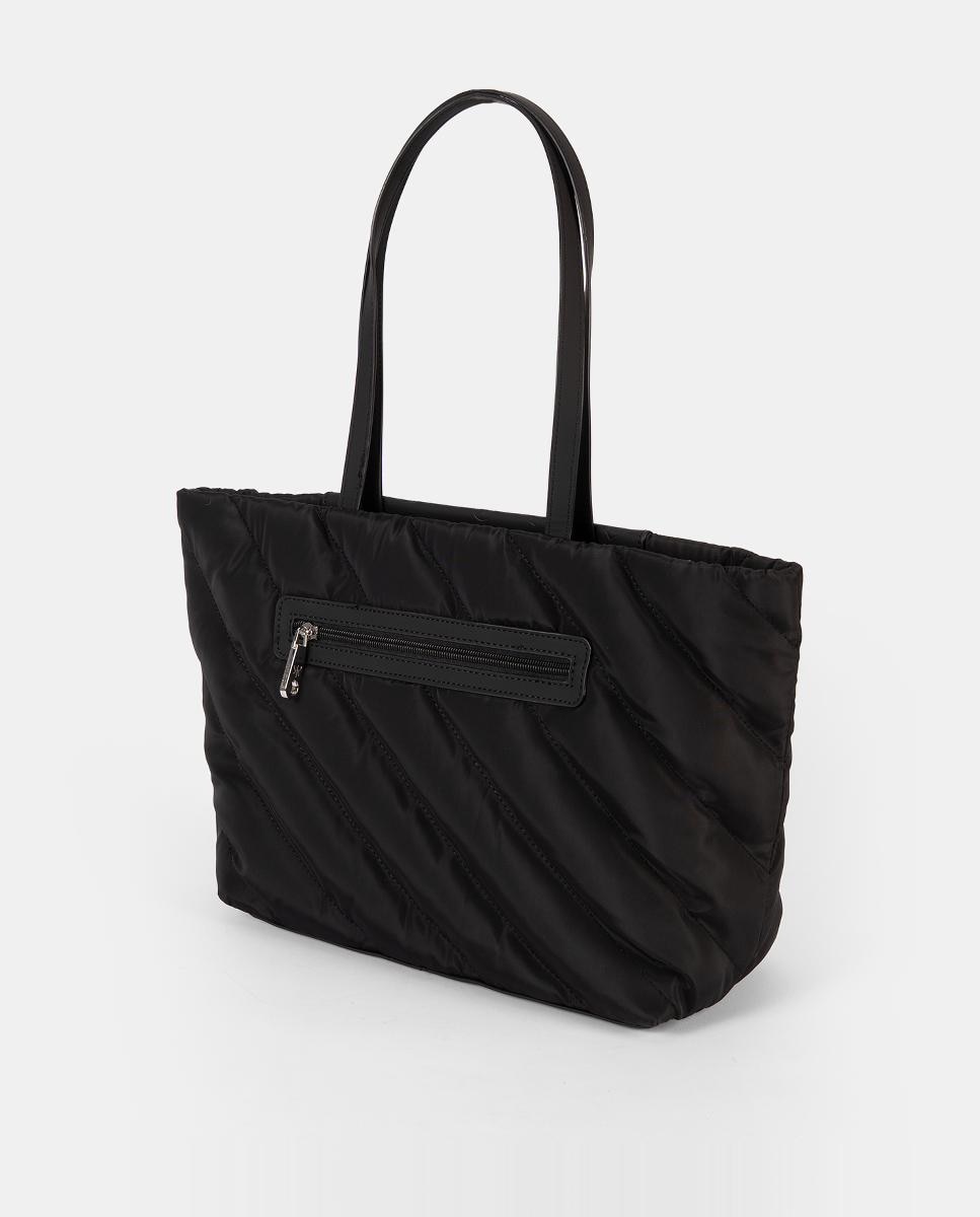 Mala Shopper em Nylon Preto-2