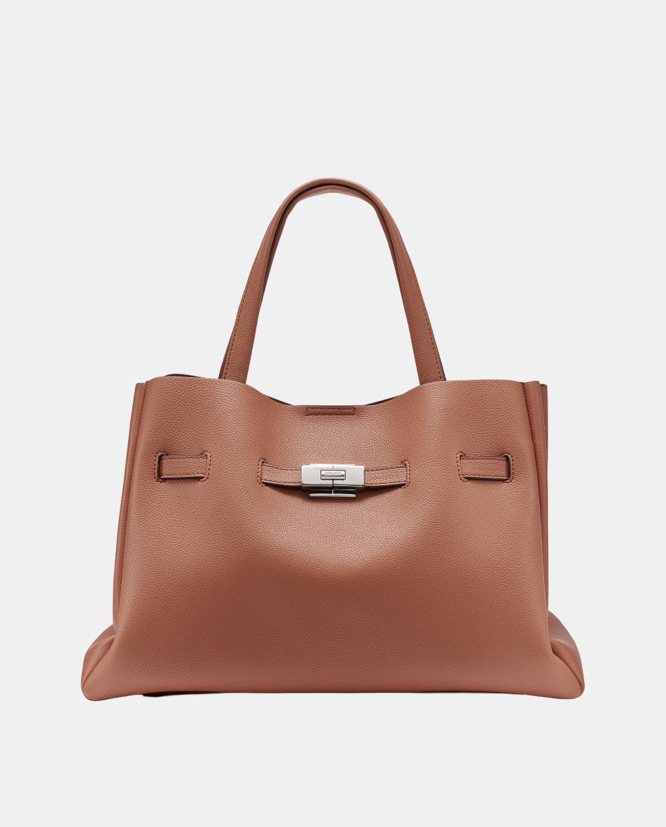 Mala Satchel Grande Bryar Camel-1