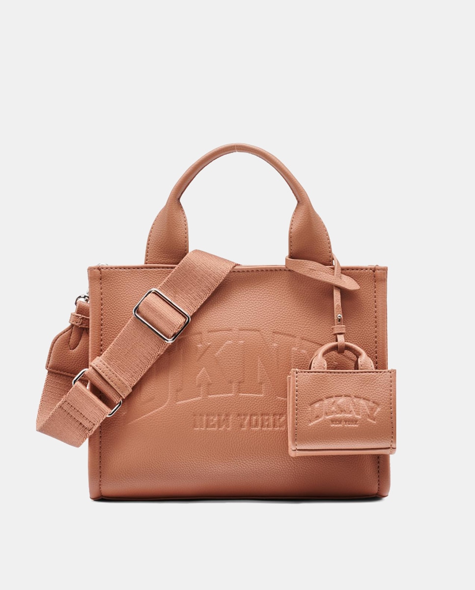 Mala Tipo Tote Pequena Hadlee Camel-1