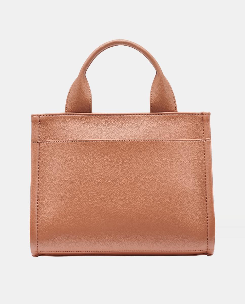 Mala Tipo Tote Pequena Hadlee Camel-3
