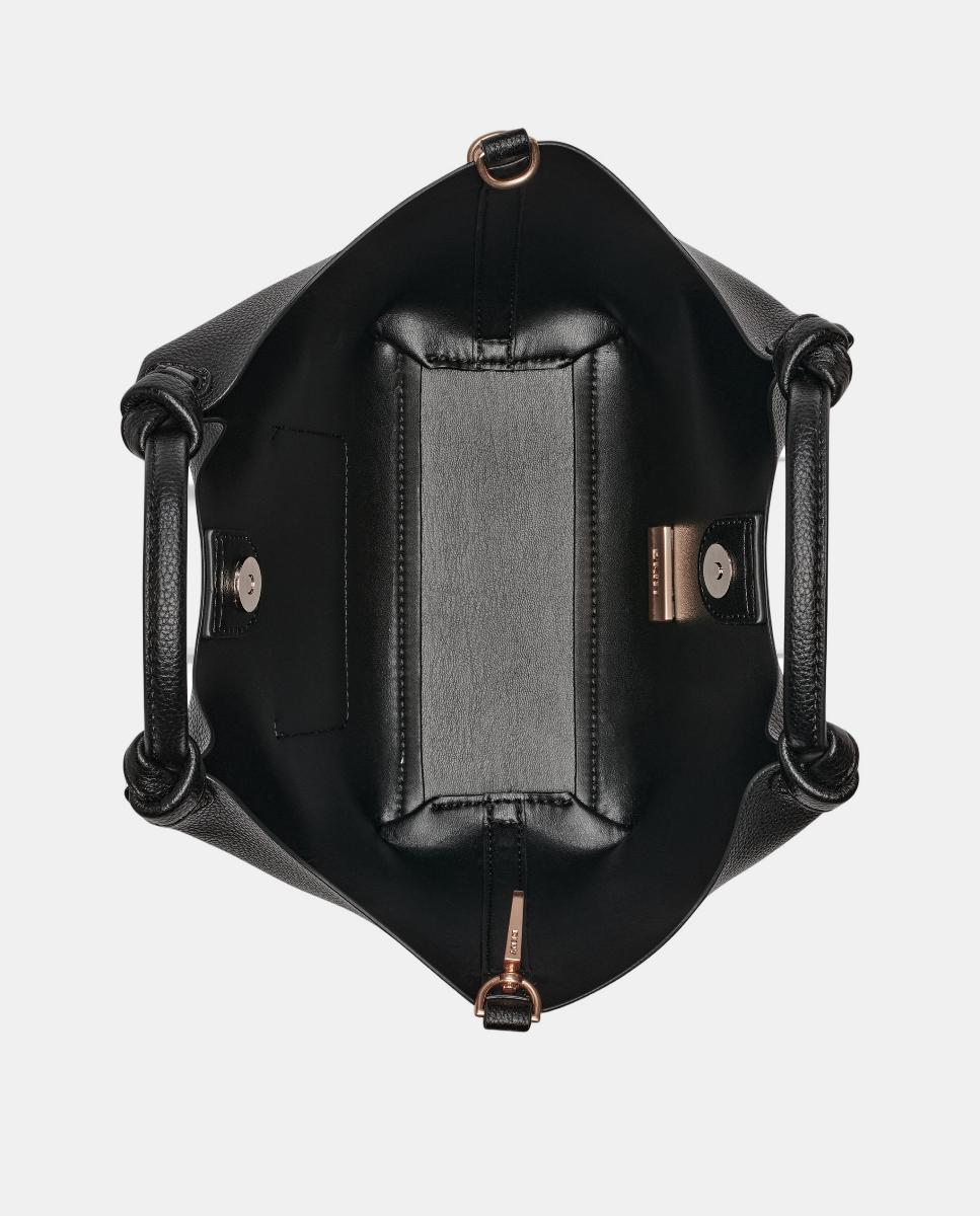 Mala Tipo Tote Pequena Paula Preto-5