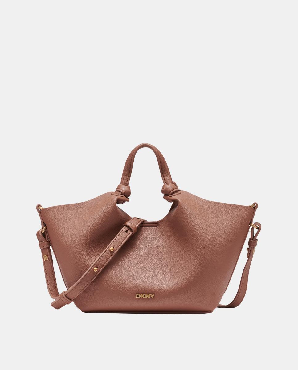 Mala Tipo Tote Pequena Paula Camel-1