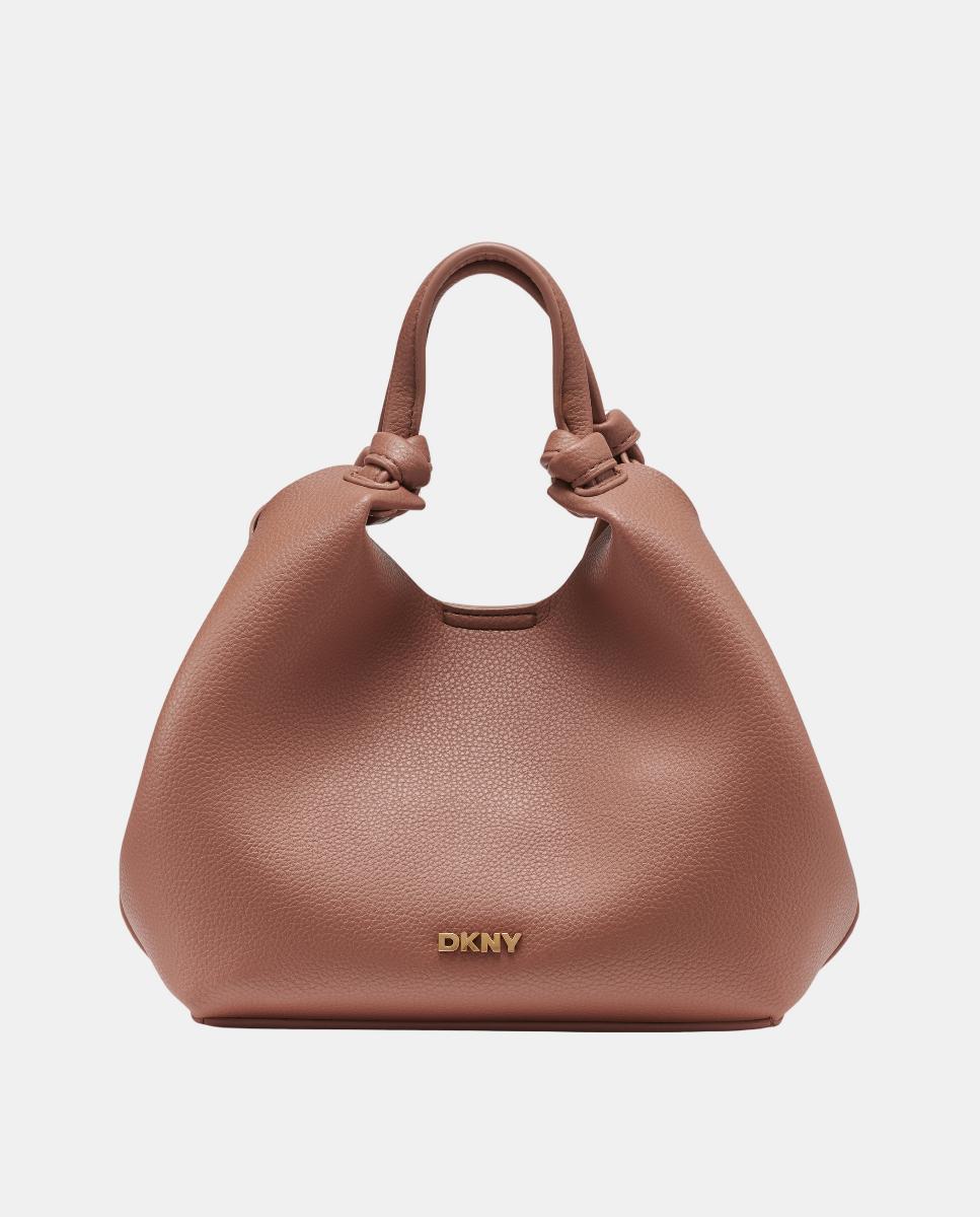 Mala Tipo Tote Pequena Paula Camel-3