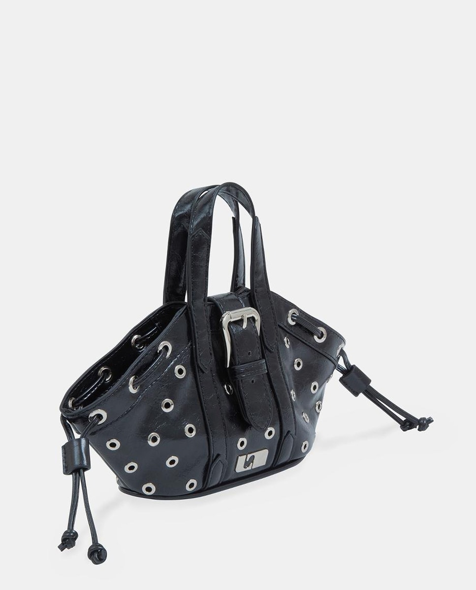 Mala Pequena Modelo Mini Darling Preto-4