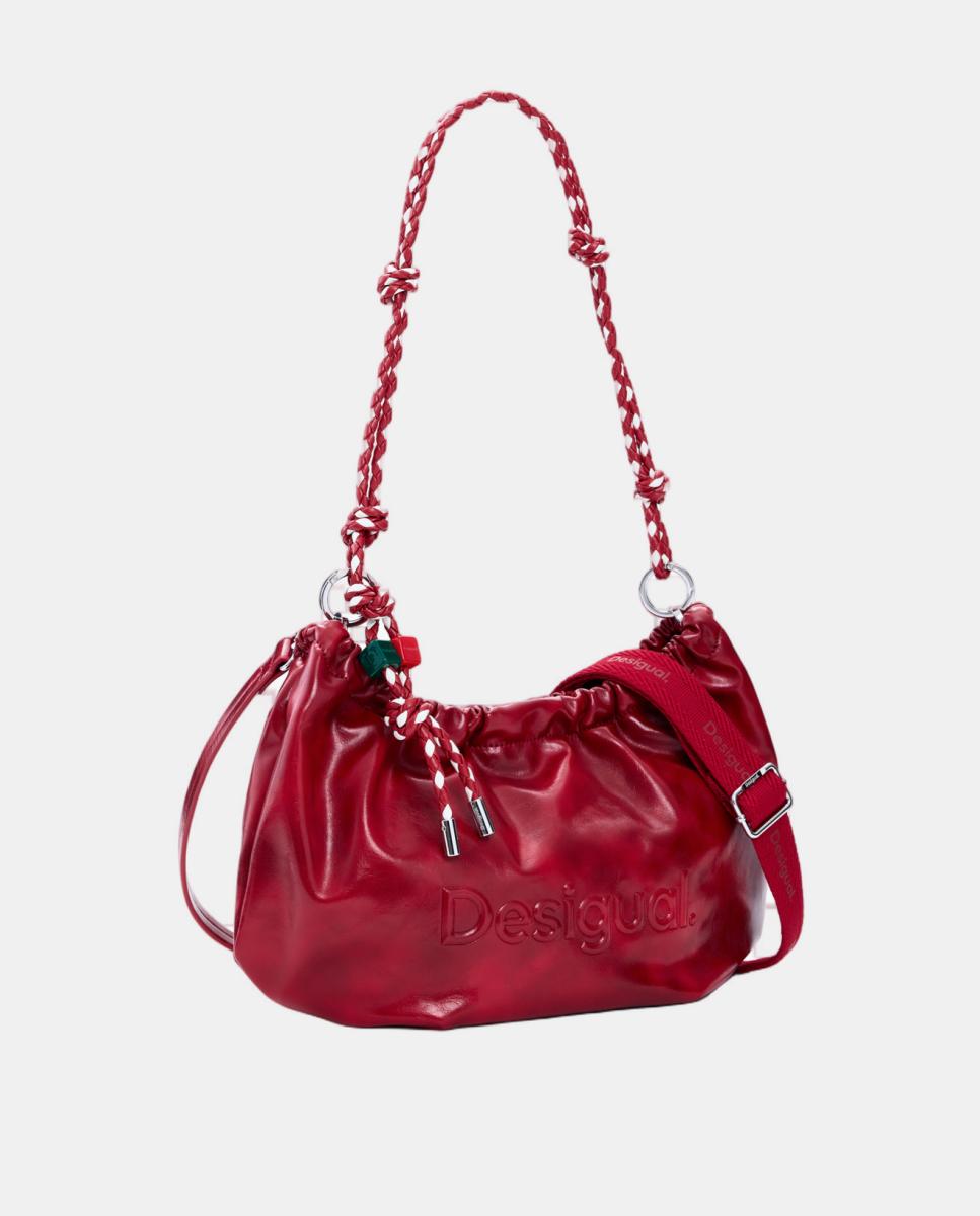Mala Média Oval com Logótipo Vermelho-4