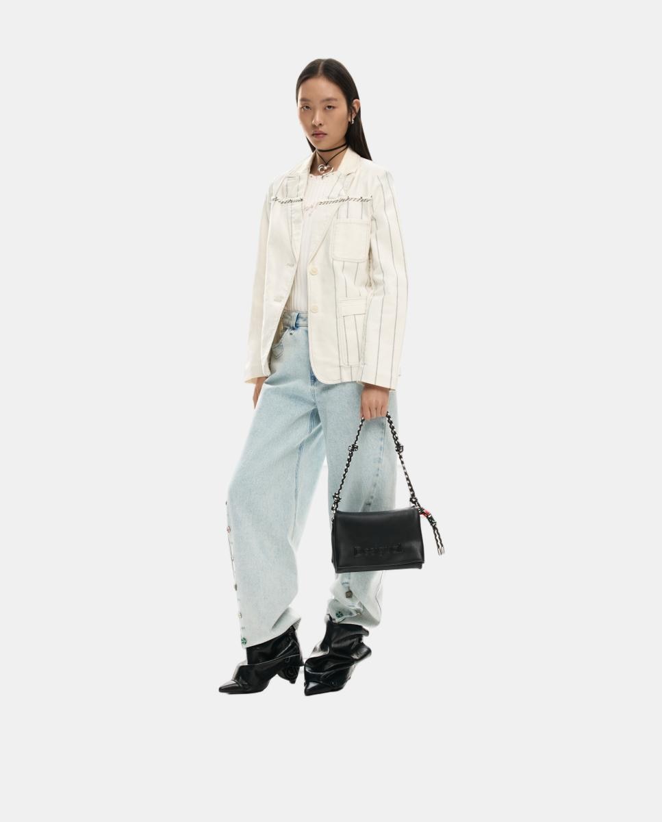 Mala Média com Logótipo em Conta Preto-2