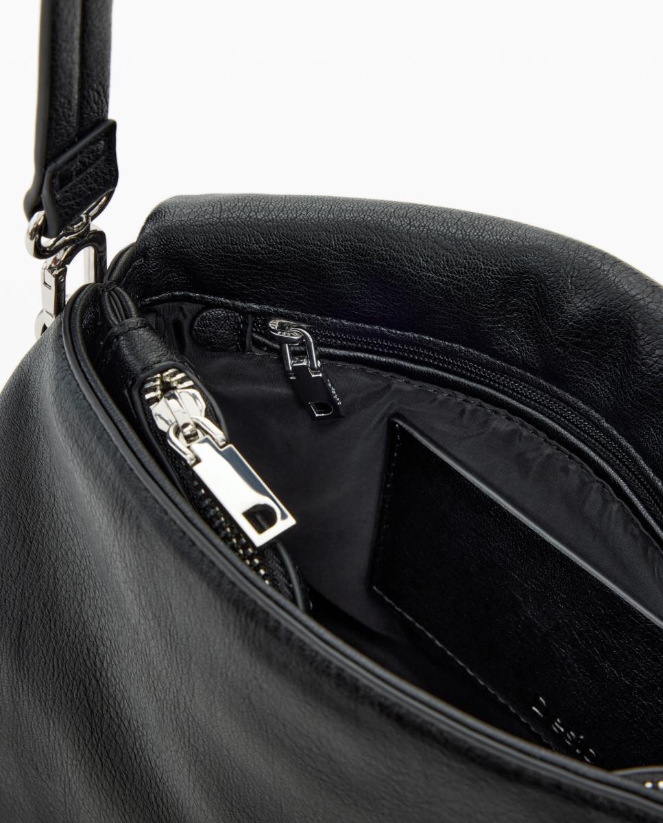 Mala Média com Logótipo em Conta Preto-5