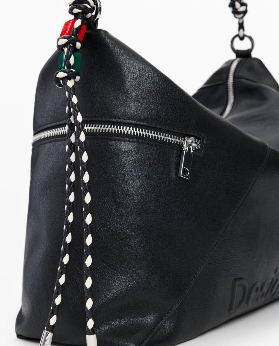 Mala Grande com Logótipo em Conta Preto-3