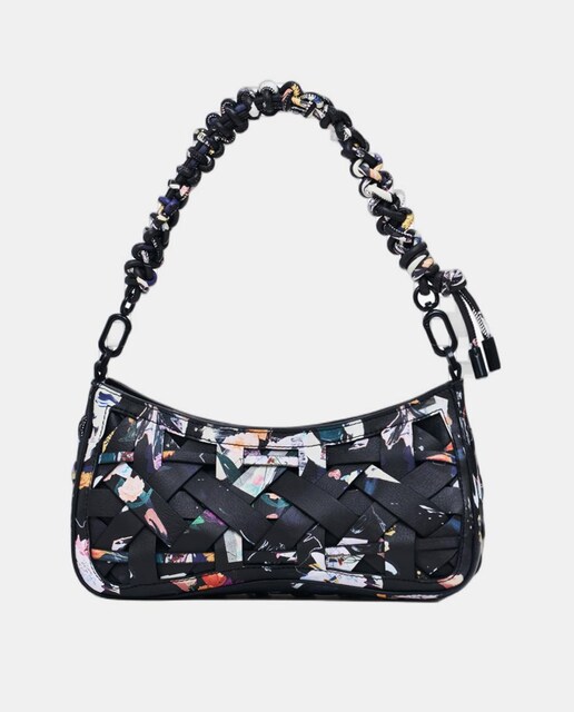 Imagem 0 de Mala Pequena Entrançada Collage