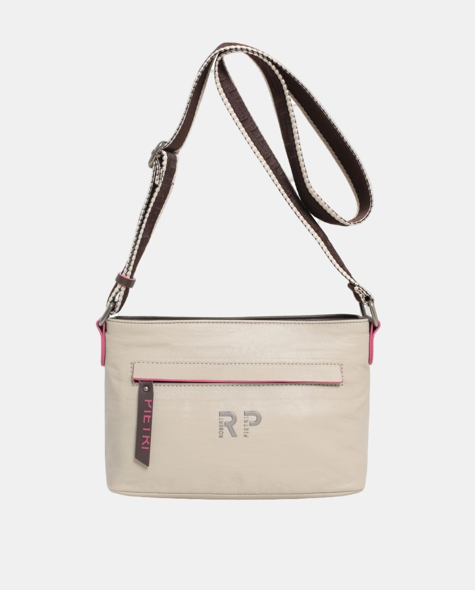 Imagem 0 de Mala Crossbody em Tecido Técnico com Debruados Coloridos