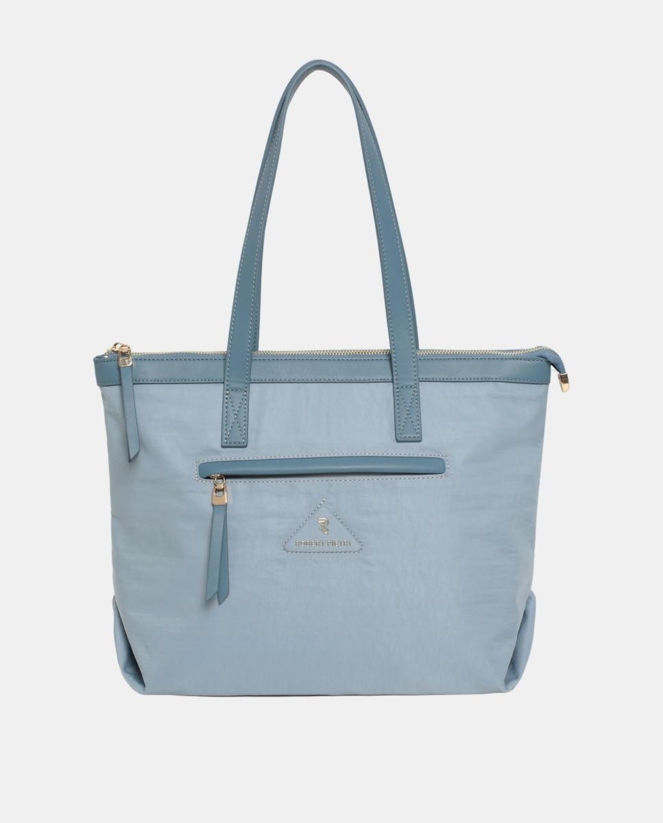 Imagem 0 de Mala Shopper de Nylon com Fecho de Correr