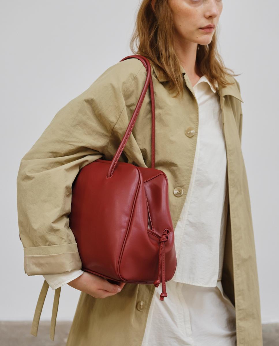 Mala de Ombro Modelo Brooklyn Vermelho-5