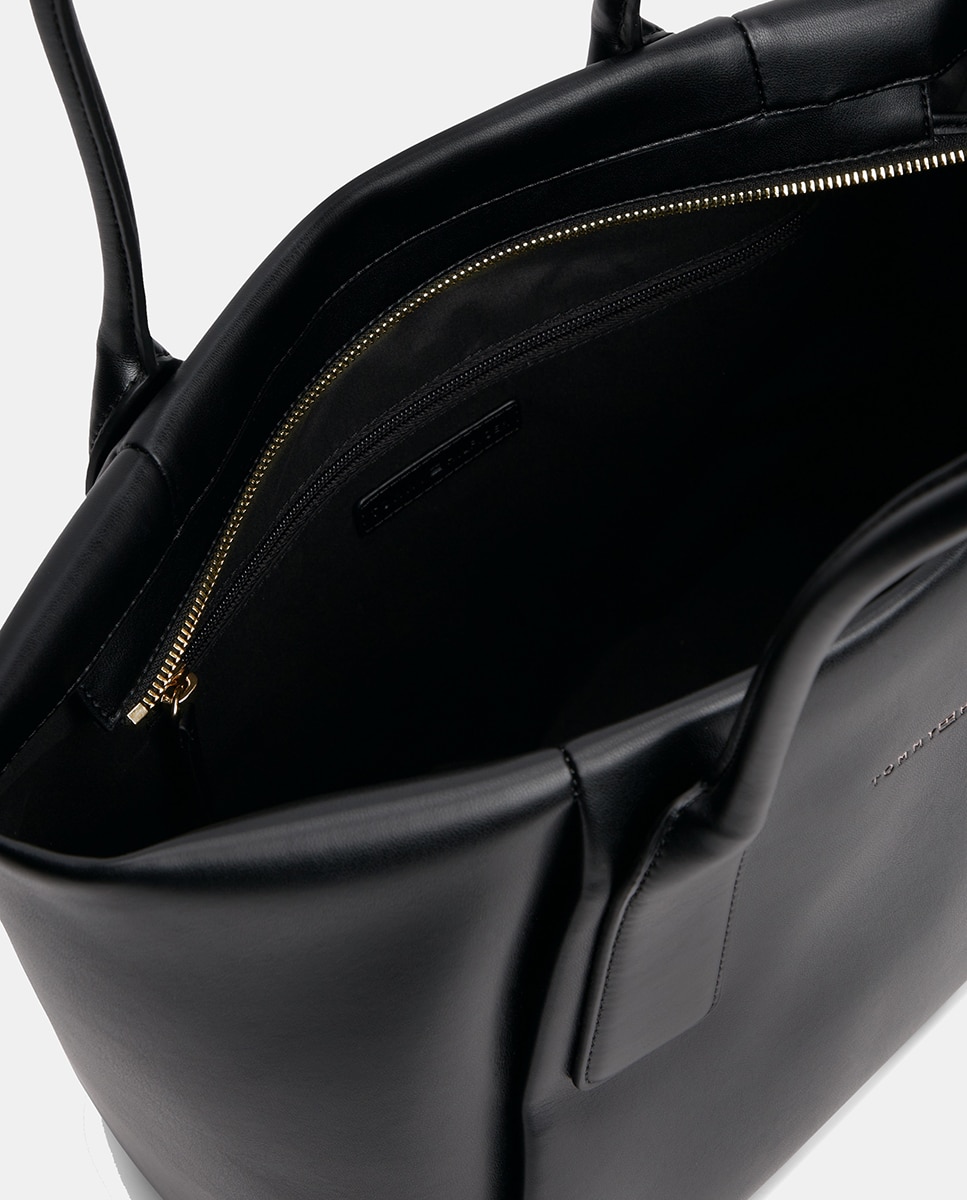 Mala Tipo Tote com Logótipo Preto-2