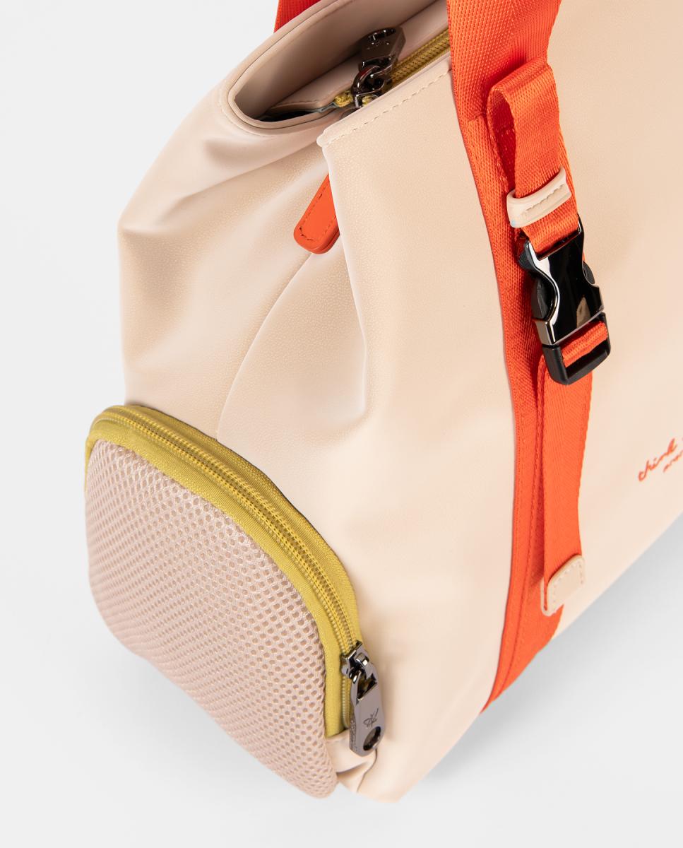 Bolsa com Tato Muito Agradável Bege-3