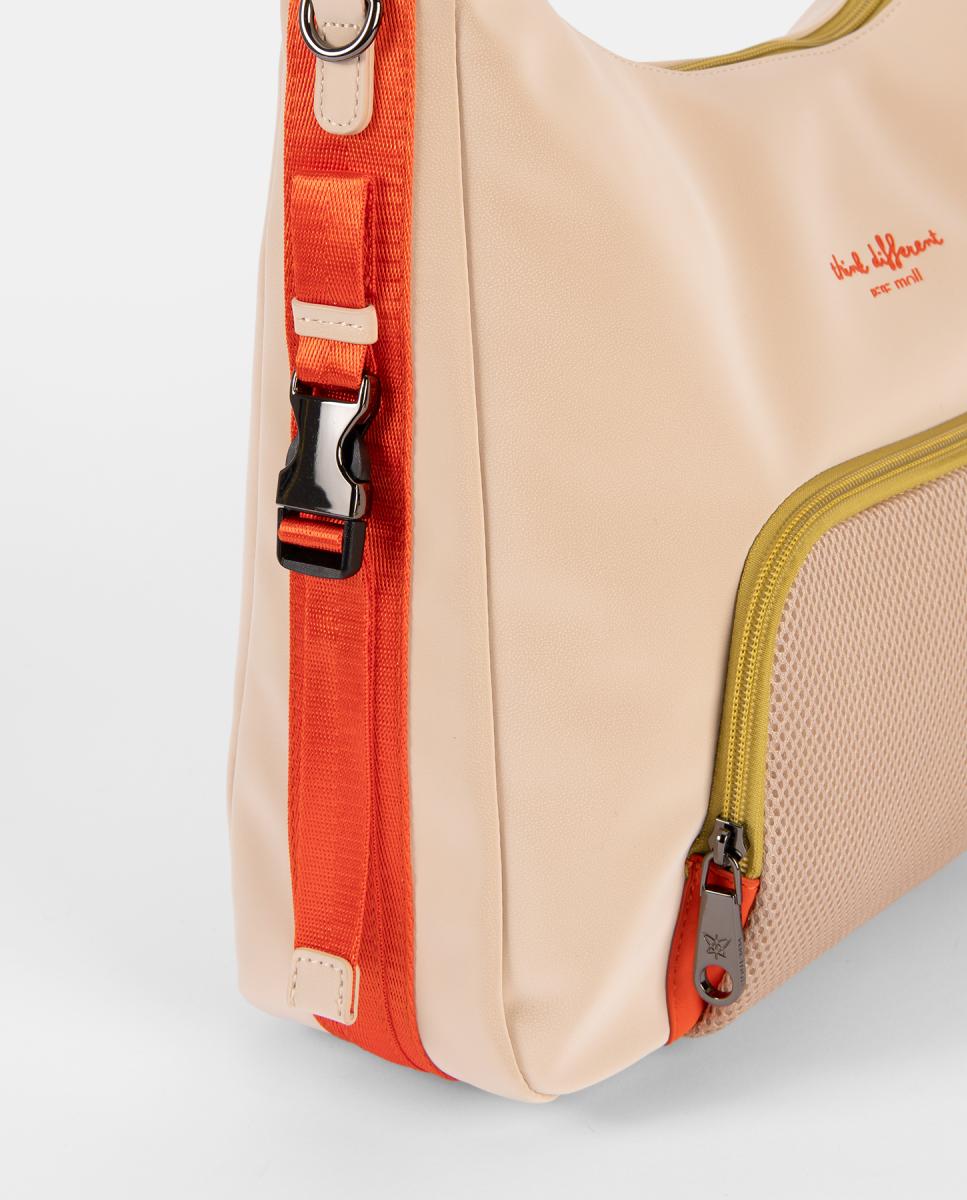 Bolsa com Tato Muito Agradável Bege-3