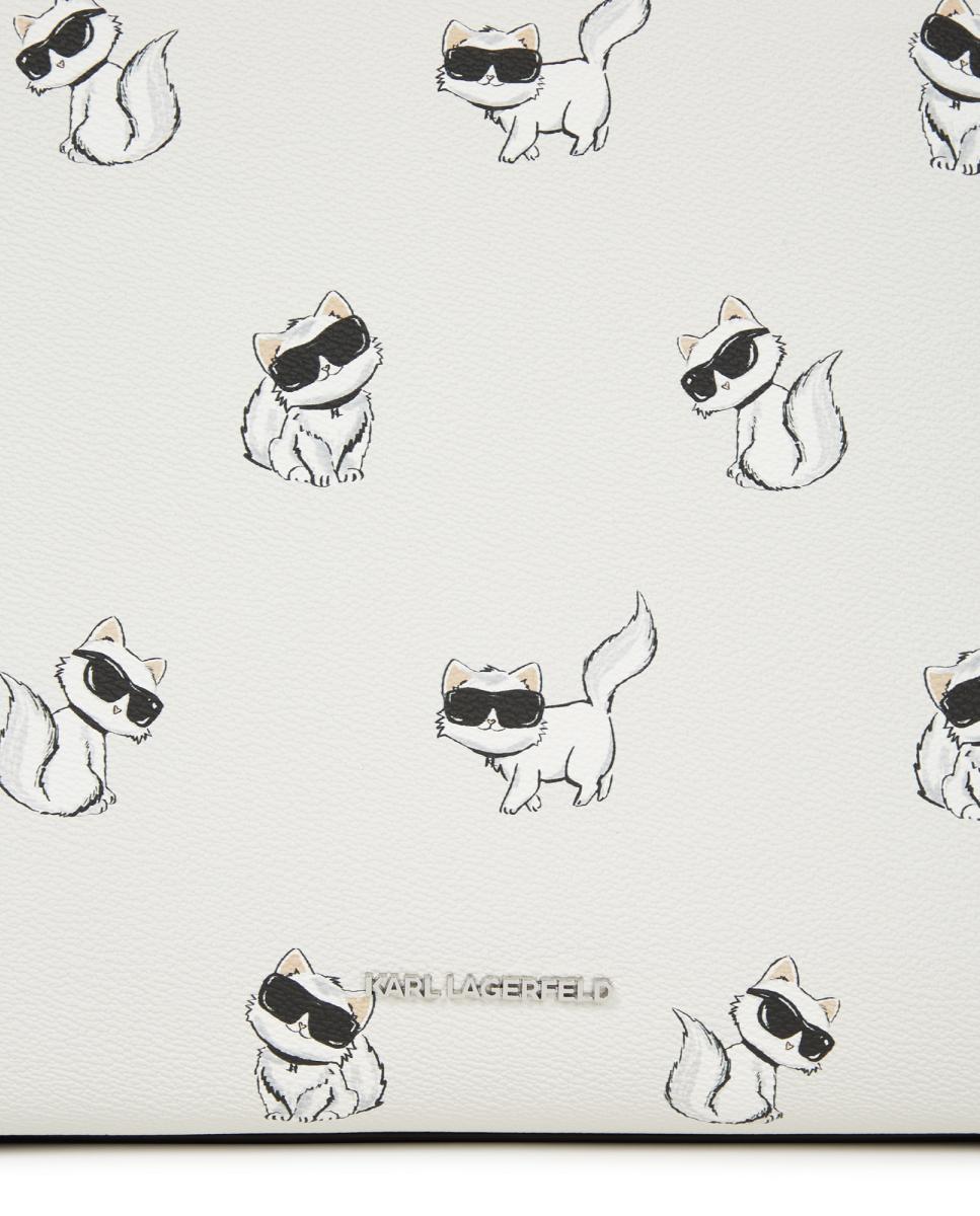 Mala Tipo Tote Ikon Choupette Branco-4