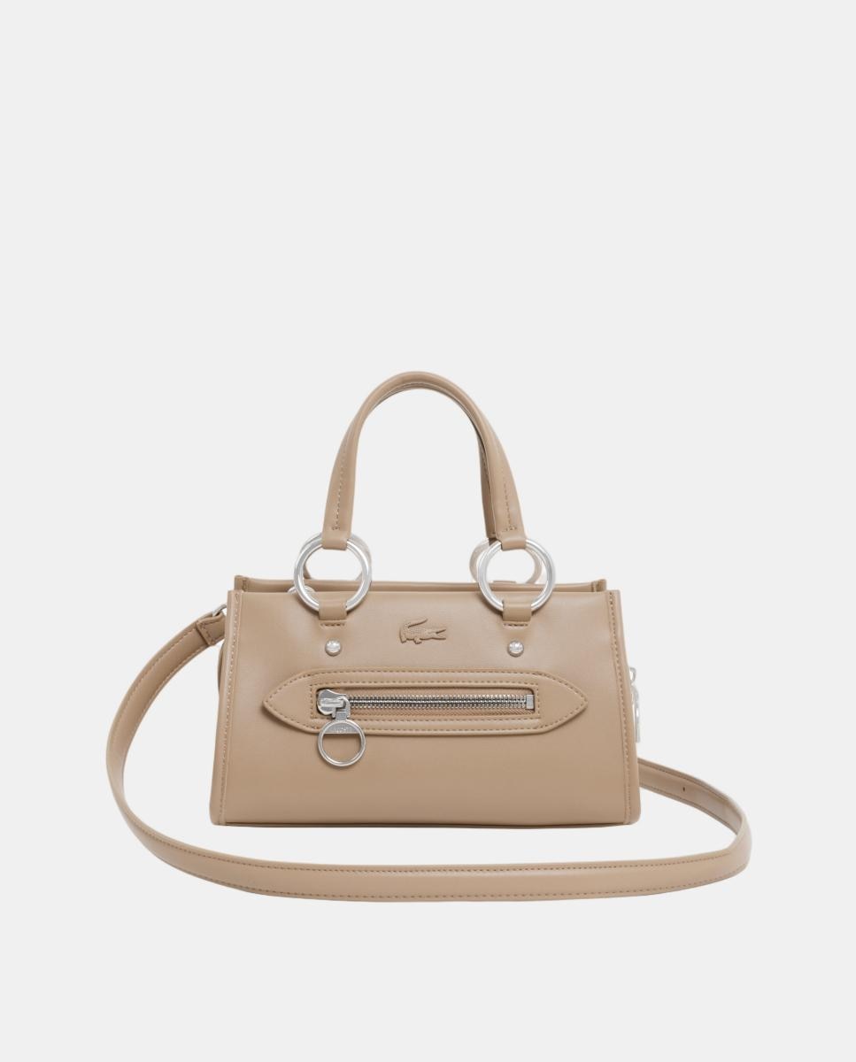 S Top Handle Bag Bege-1