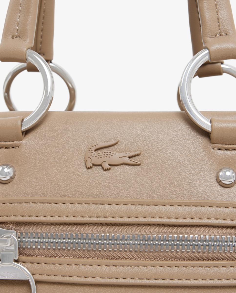 S Top Handle Bag Bege-5