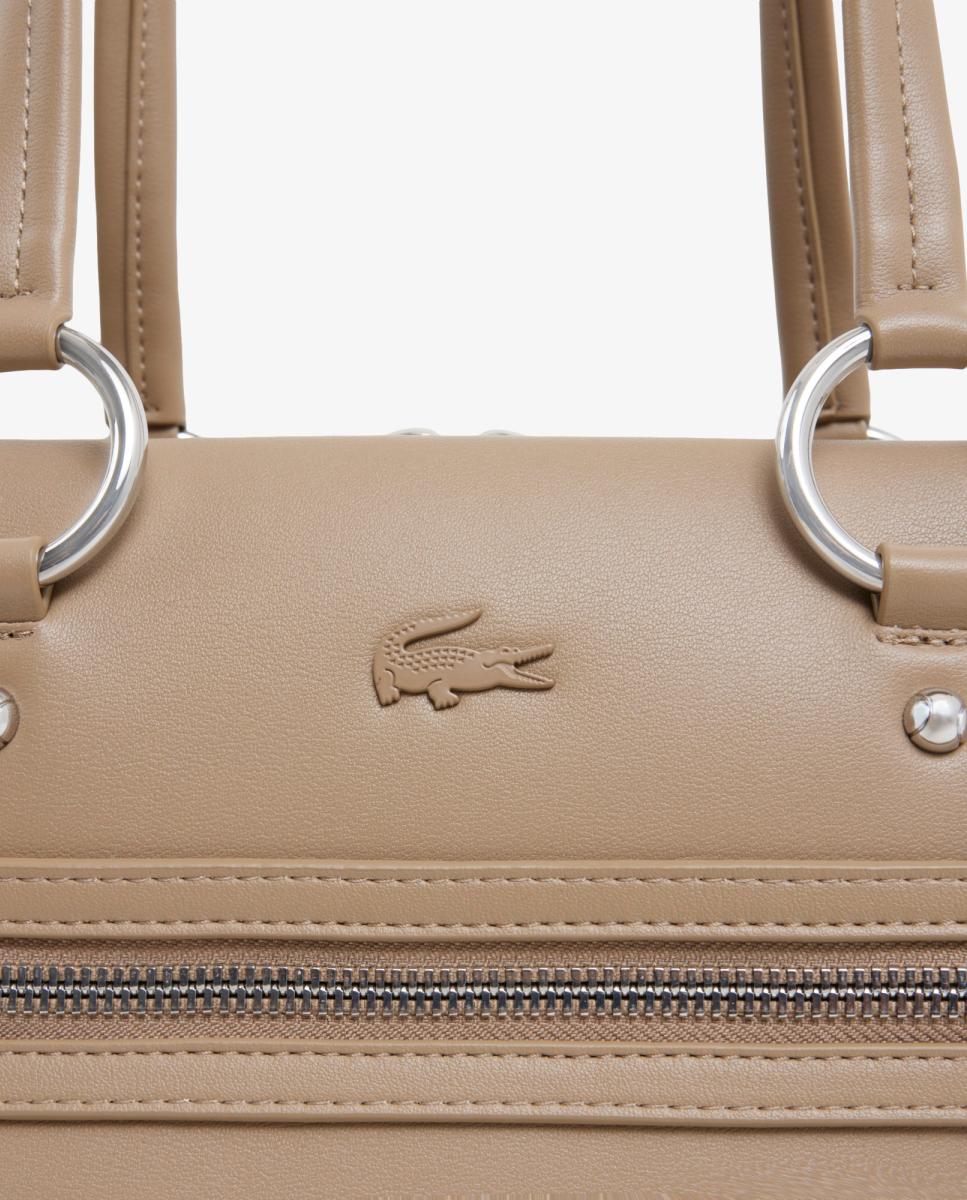 M Top Handle Bag Bege-5