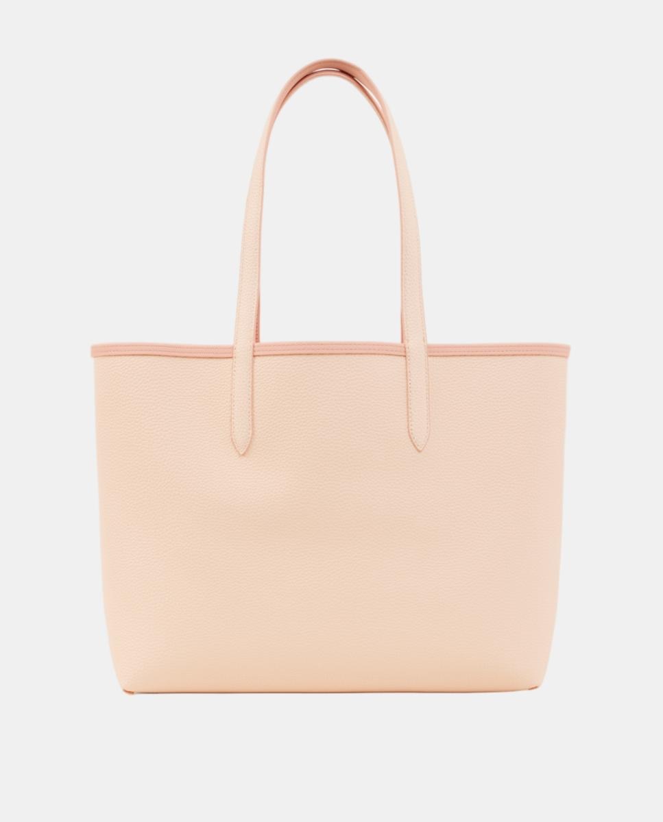 Mala Tipo Tote Reversível Anna com Estojo Rosa-6