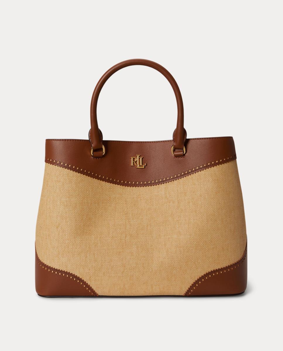 Imagem 0 de Mala Satchel Marcy Grande de Ráfia