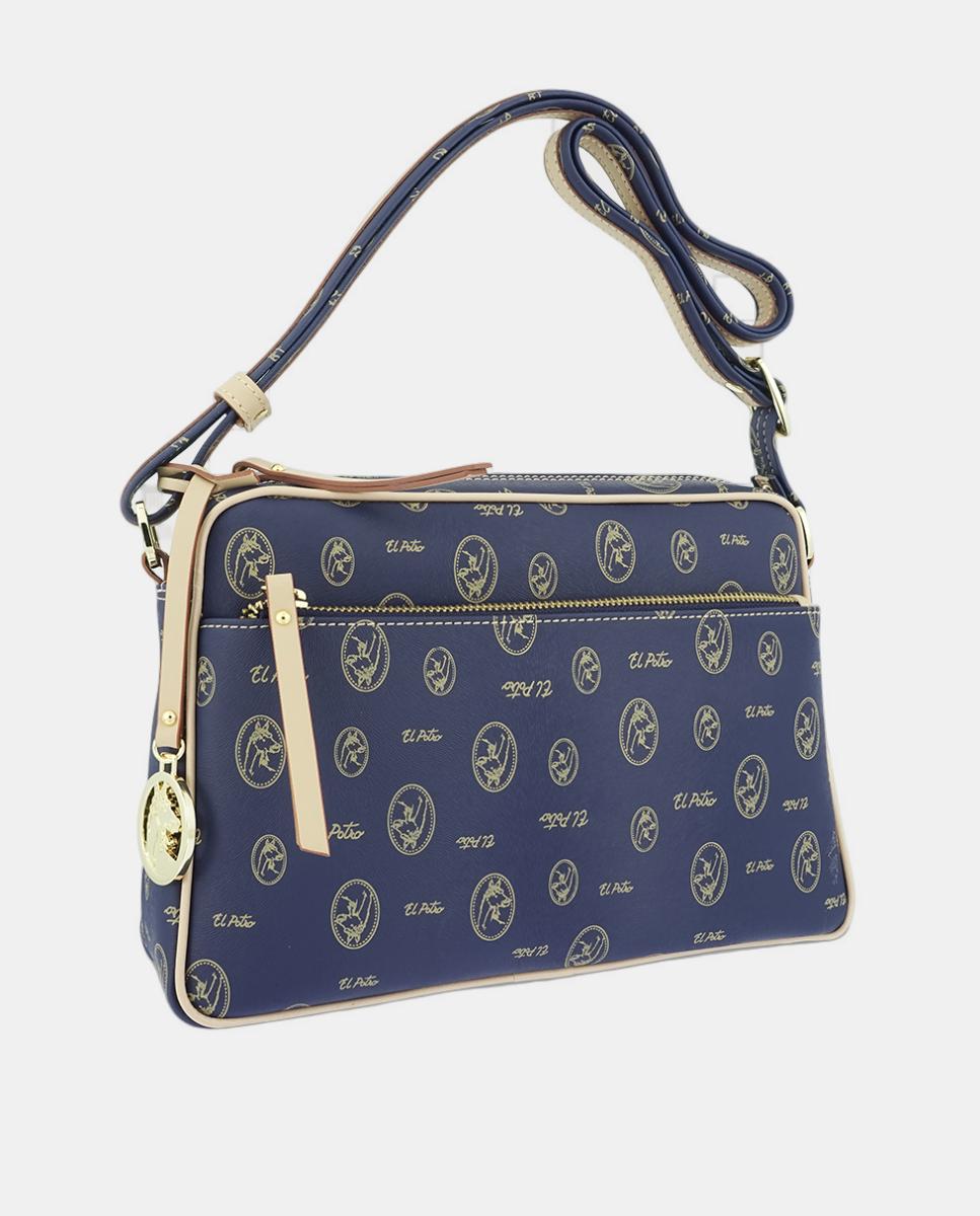 Bolso con bandolera regulable - El Potro - Azul Azul-2
