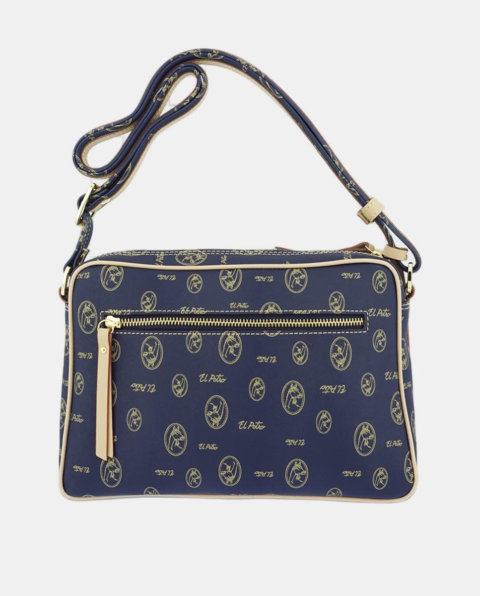 Bolso con bandolera regulable - El Potro - Azul Azul-3
