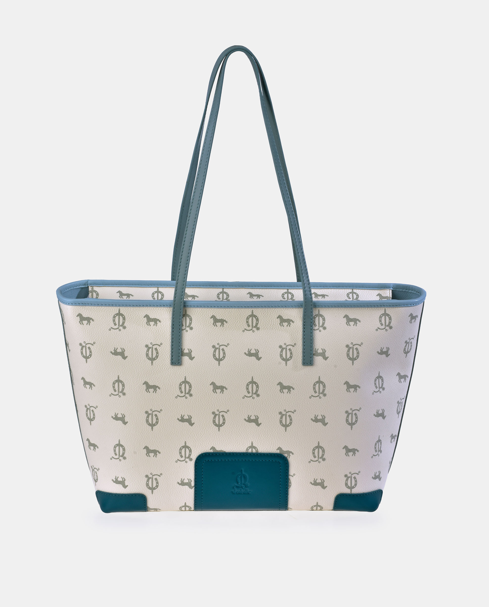 Imagem 0 de Mala Shopper em Pele e Lona