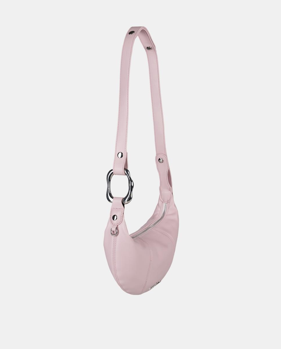 Mala Cruzada Ajustável Modelo Mini Musa Rosa-3