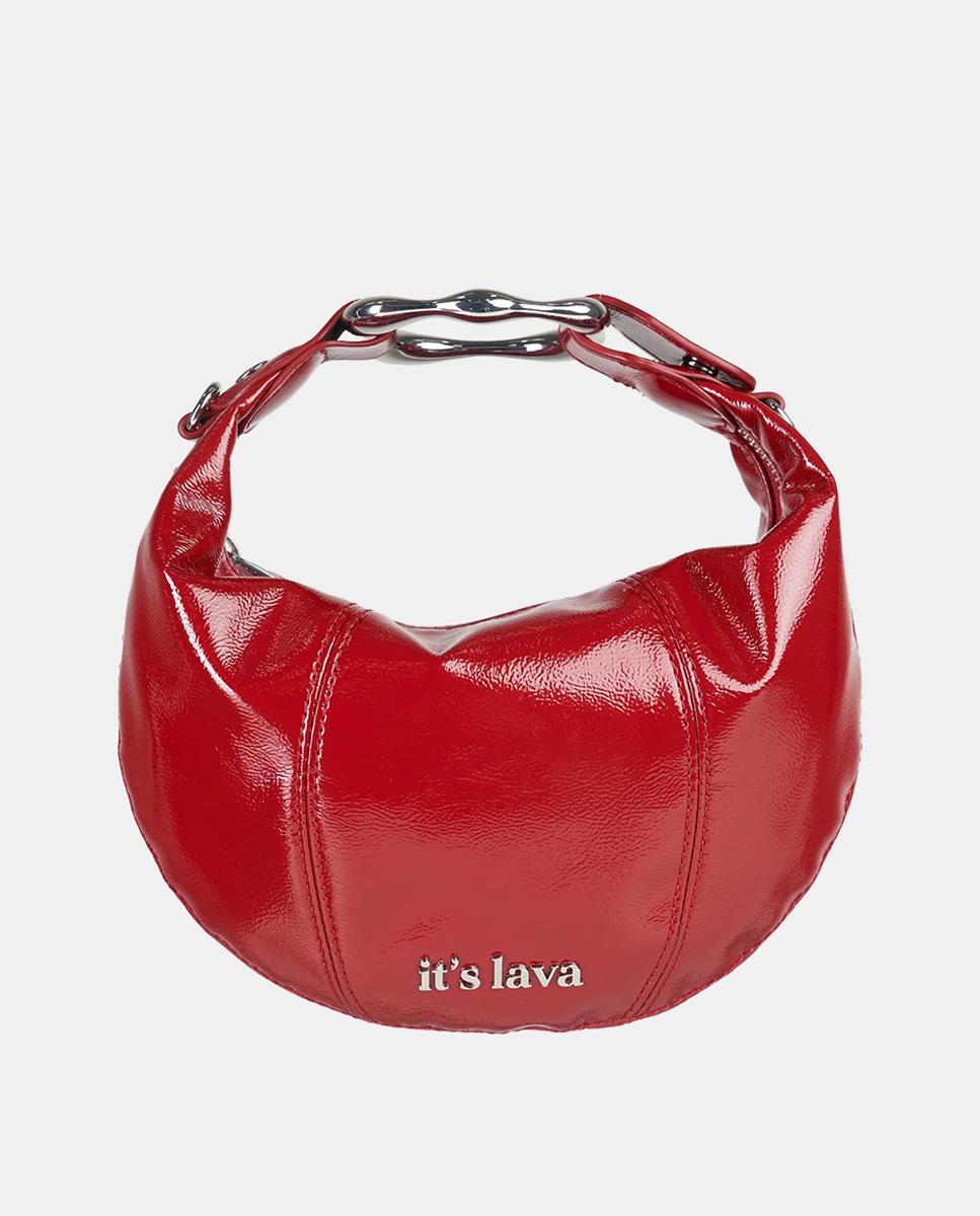 Bolso cruzado regulable modelo MINI MUSA - It's Lava - Rojo Rojo-1