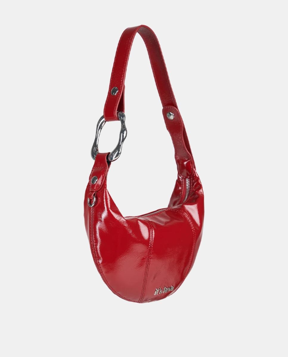 Bolso cruzado regulable modelo MINI MUSA - It's Lava - Rojo Rojo-2