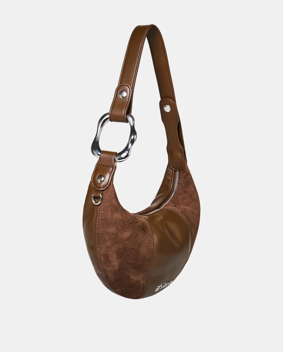 Bolso cruzado regulable modelo MINI MUSA - It's Lava - Marrón Marrón-2