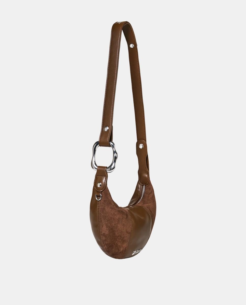 Bolso cruzado regulable modelo MINI MUSA - It's Lava - Marrón Marrón-3