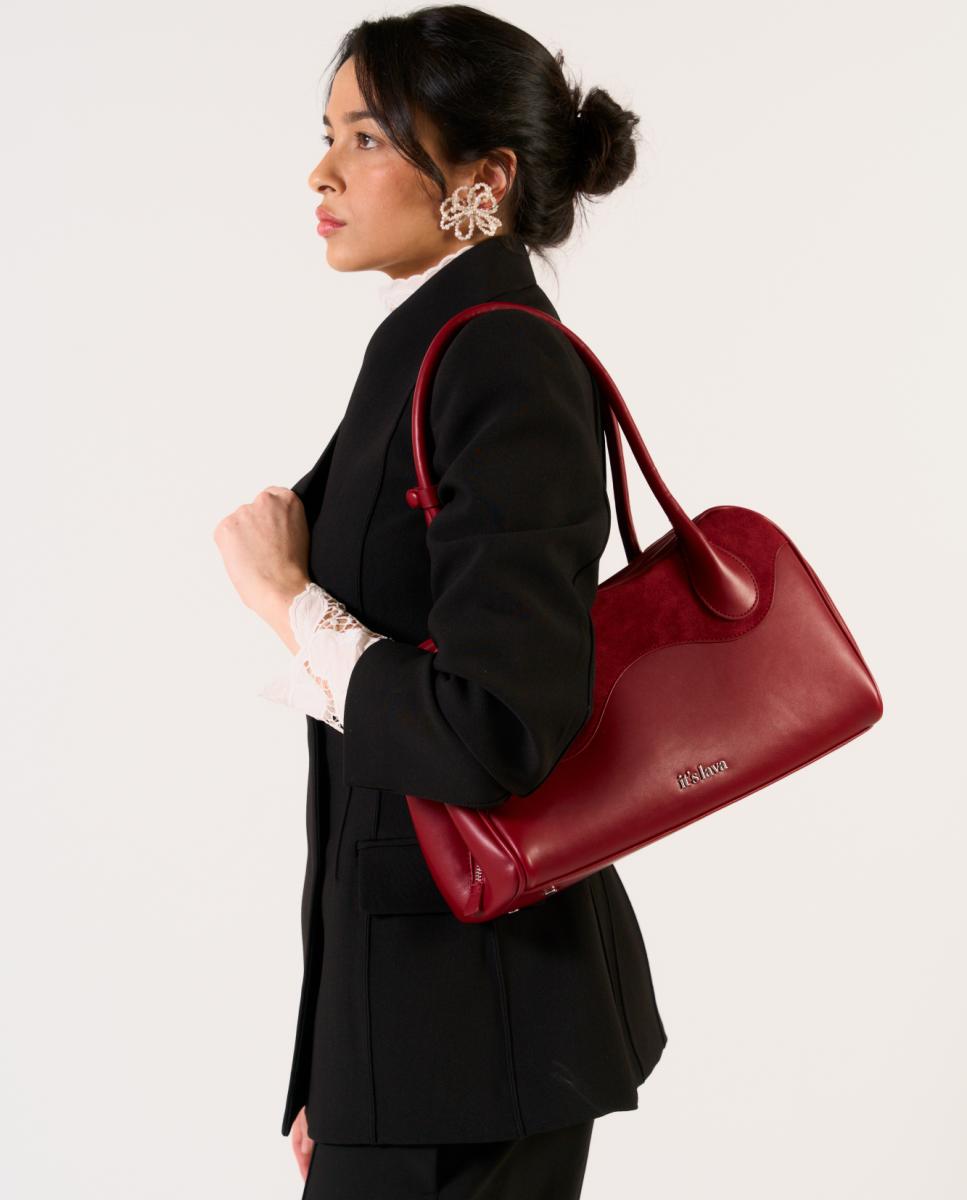 Mala de Ombro Modelo Bailey Vermelho-4