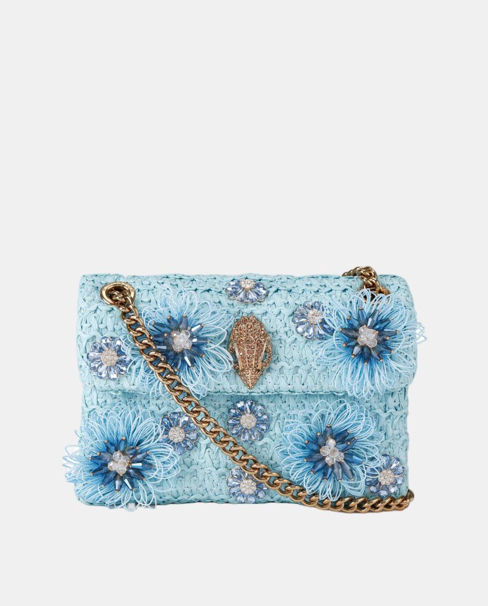 Imagem 0 de Mala Kensington Mini de Ráfia com Flores