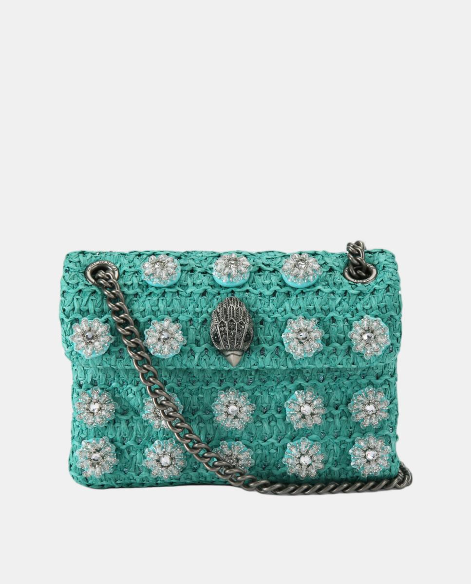 Imagem 0 de Mala Kensington Mini de Ráfia com Flores