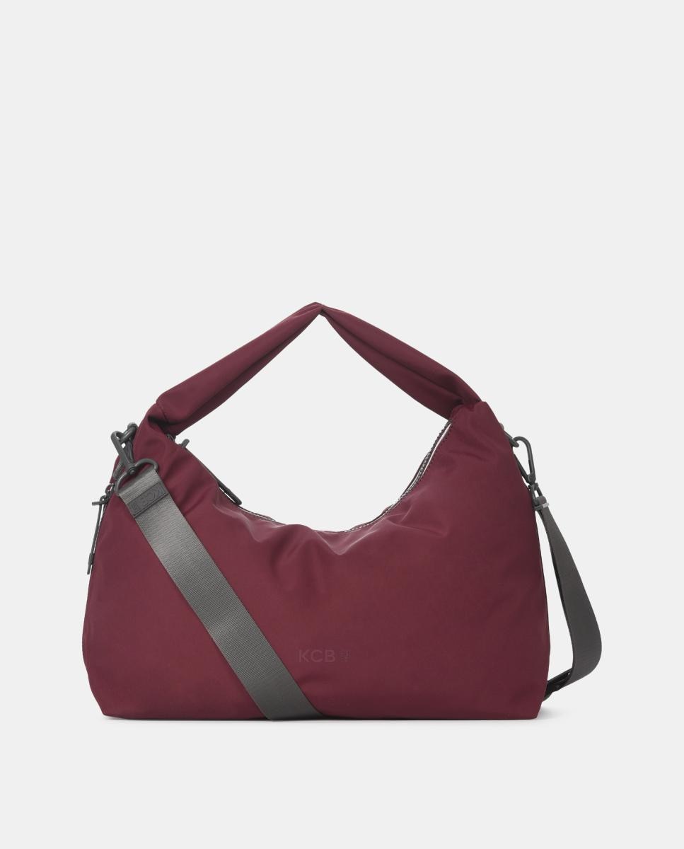 Imagen 0 de Bolso de hombro pequeño KCB Glow Burdeos