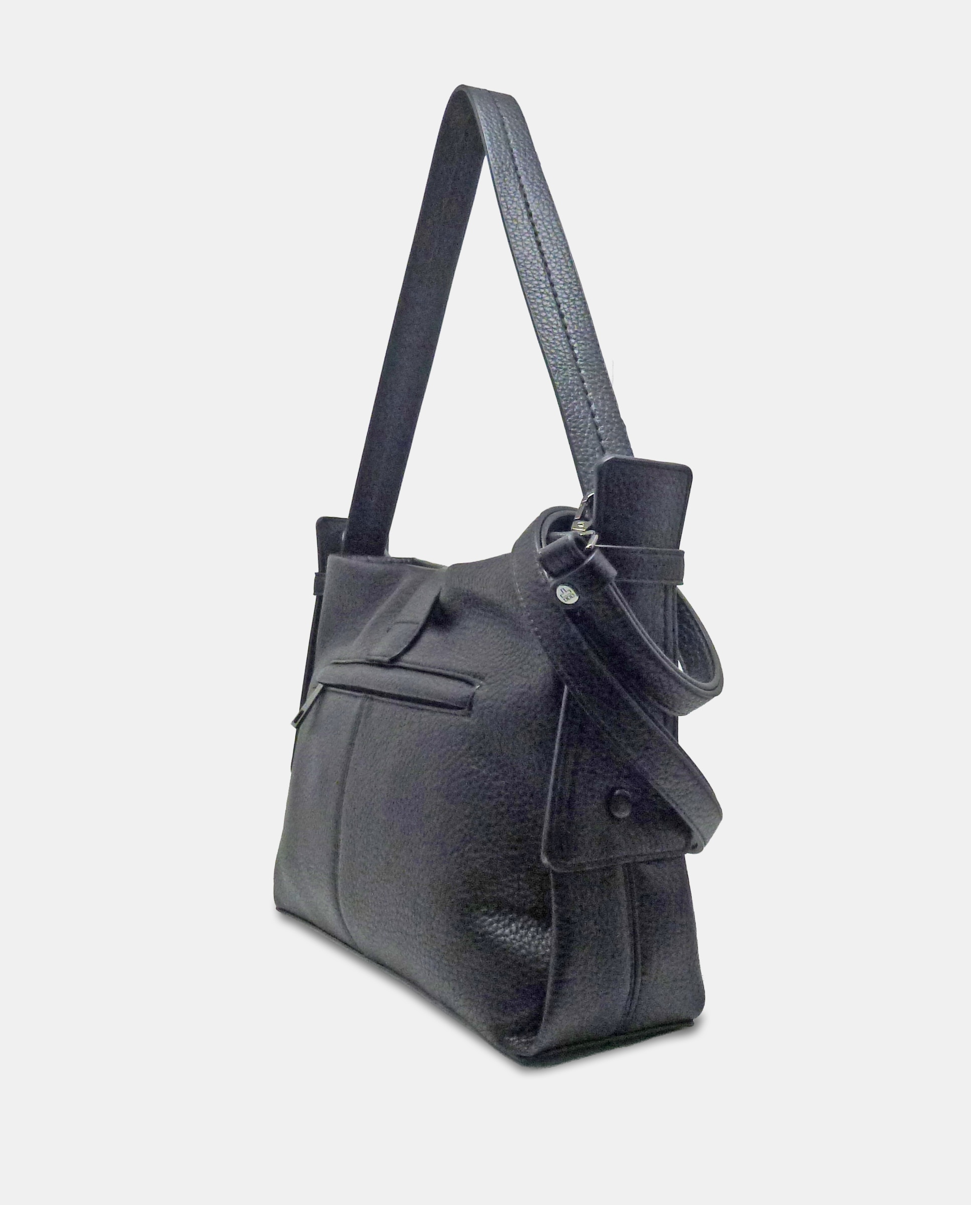 Mala Hobo com Alça Amovível Preto-2