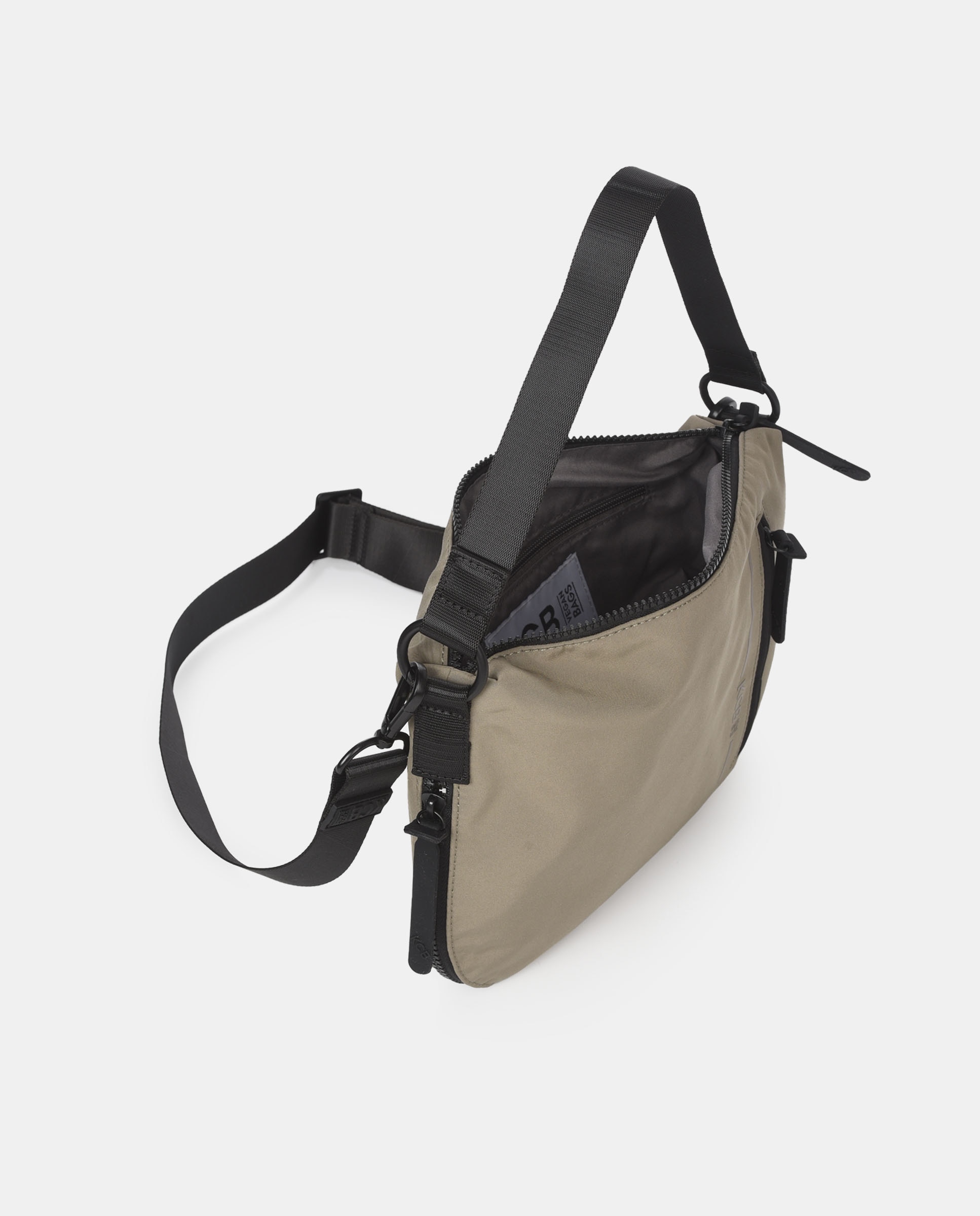 Mala de ombro KCB Grid Taupe-2