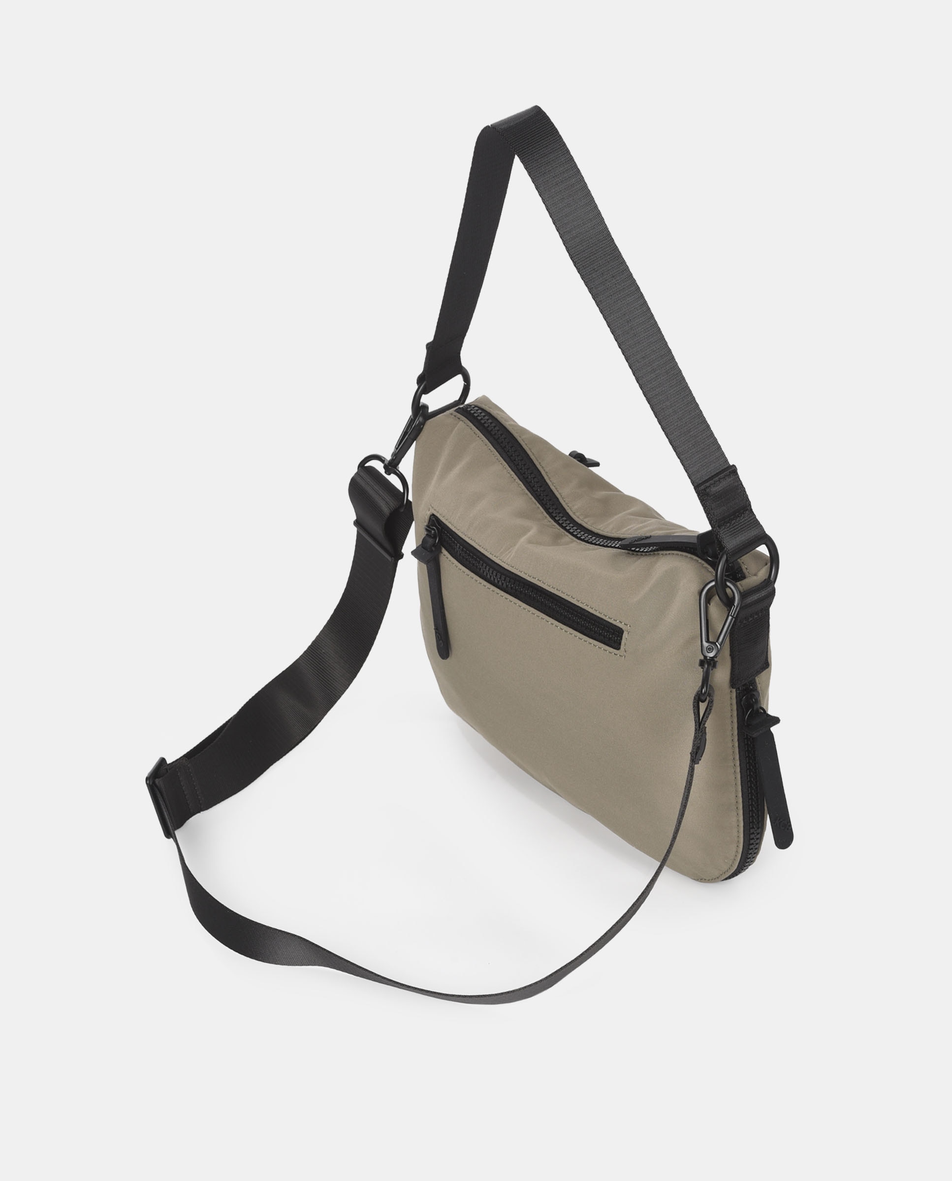 Mala de ombro KCB Grid Taupe-3